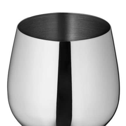 Stainless steel wine glasses, set of 4