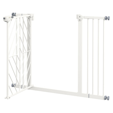 Automatic stair gate for dogs, drill-free barrier, 74-100cm