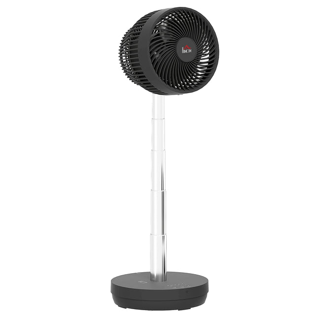 USB rechargeable stand fan with remote control and 10 speeds