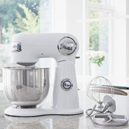 Stand Mixer 5.2L, 500W, White Metal