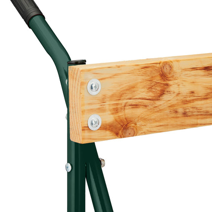 Stand for outboard motors in steel and wood