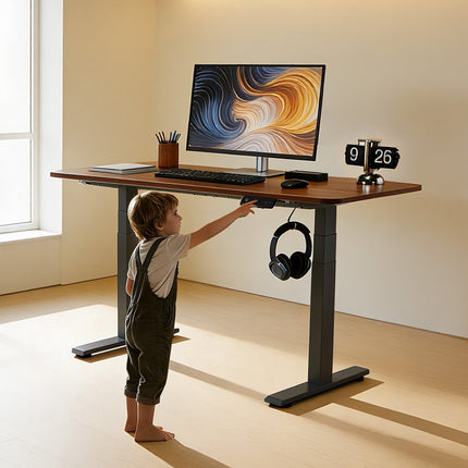 Standing Desk Frame, Dual Motor, 100–180 cm, 3 Memory