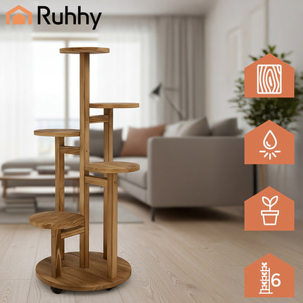 Standing Flower Stand, 86cm, Metal Plant Holder