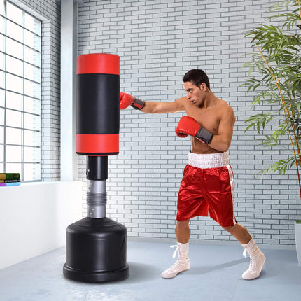 Adjustable stand-alone punching bag for training, 158-186 cm