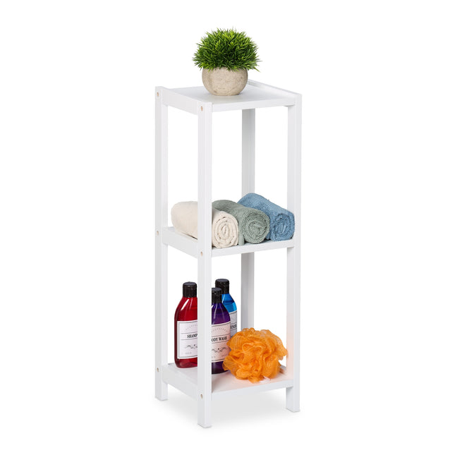 Staande plank met 3 niveaus voor keuken en badkamer