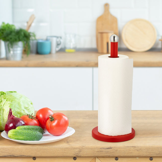 Standing holder for household paper