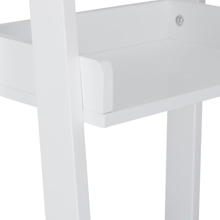 Standing shelf white 4 levels