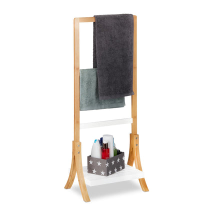 Standing towel rack