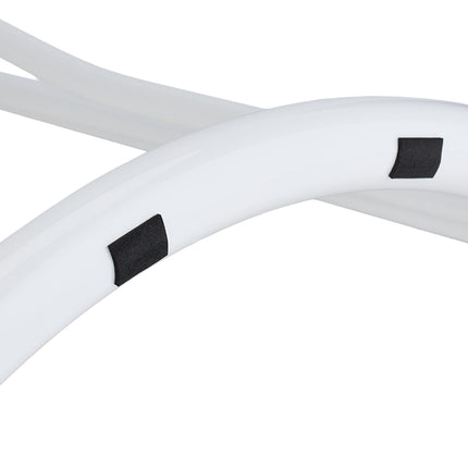 Standing towel rail in white