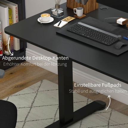 Electric stand-up desk, anti-collision, adjustable height