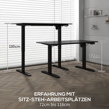 Electric stand-up desk, anti-collision, adjustable height