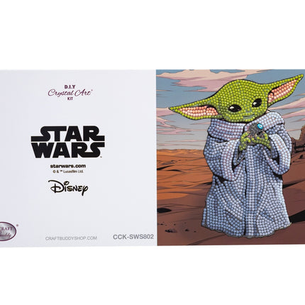 Star Wars Crystal Art "Card Grogu"