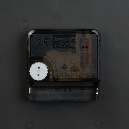 Station clock double-sided in white