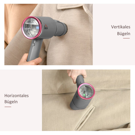 Foldable steam ironing brush, 160 ml water tank, 1520W