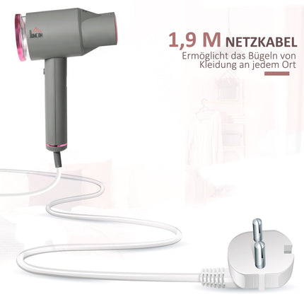 Foldable steam ironing brush, 160 ml water tank, 1520W