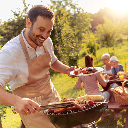 Steel Barbecue with Lid & Shelf