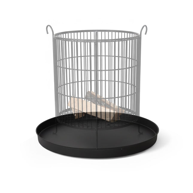 Steel Fire Basket Base Plate – Ash & Spark Protector