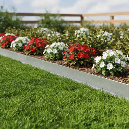 Steel Garden Bed Edging – Flexible, Weed Barrier