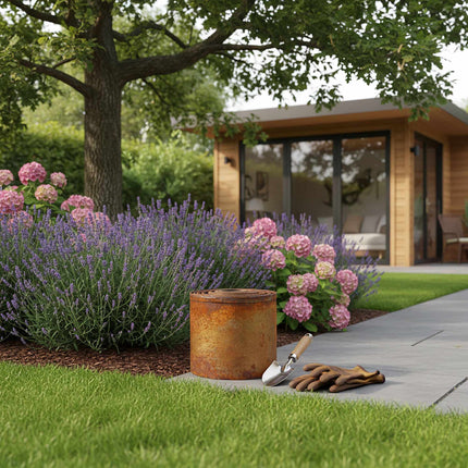 Steel Garden Edging – Rust Finish, Flexible, Weed Barrier