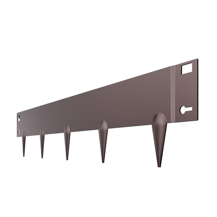 Steel Landscape Edging, 5-Pack 39 x 4 in Brown, Galvanized