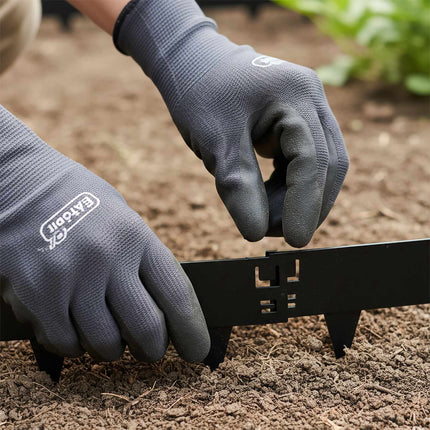 Steel Lawn Edging – Flexible, Weed Barrier, Mowing Edge