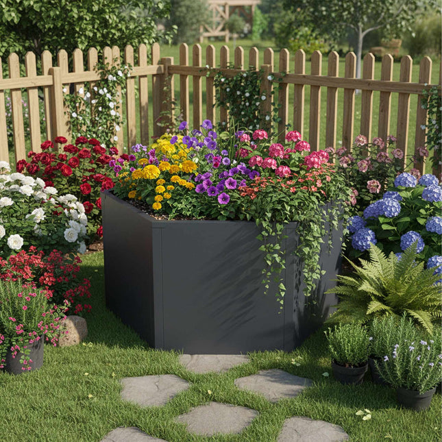 Steel Raised Herb Planter – Powder-Coated, Durable