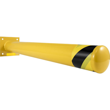 Steel Safety Bollard Post, 42 In x 4.5 In, 2 Pack