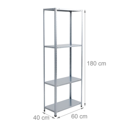Steel Storage Rack, 160kg Capacity, Galvanised