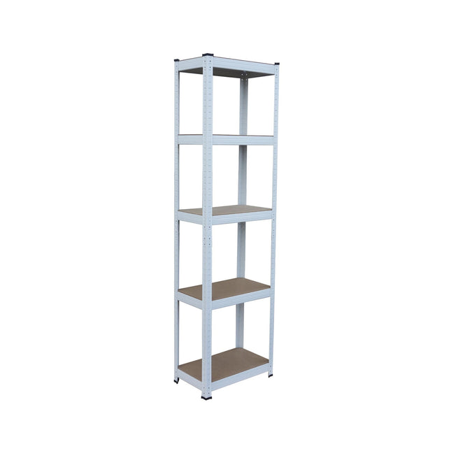 Steel Storage Rack, Heavy-Duty, 5 Adjustable Shelves