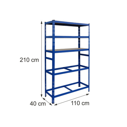 Steel Tire Rack, 3 Shelves – Adjustable Garage Storage