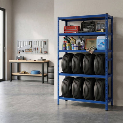 Steel Tire Rack, 3 Shelves – Adjustable Garage Storage