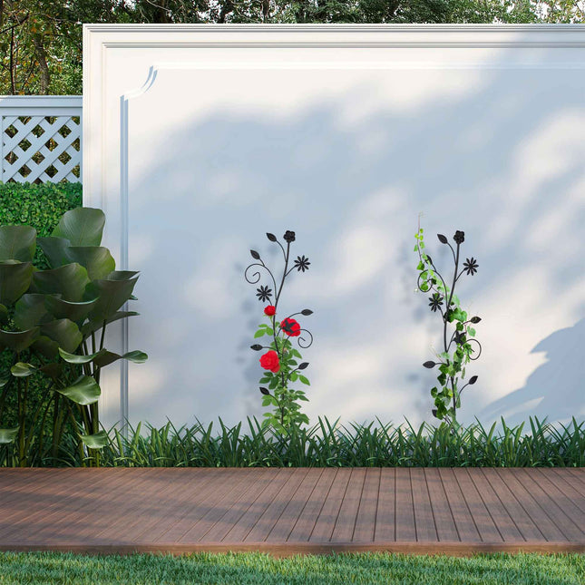 Steel Trellis for Climbing Plants, Floral Design