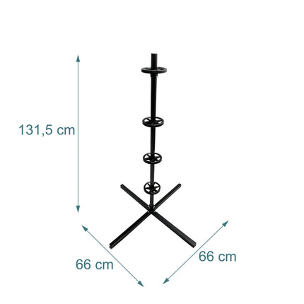 Steel Tyre Rack for 4 Tyres, 285mm, 120kg Capacity