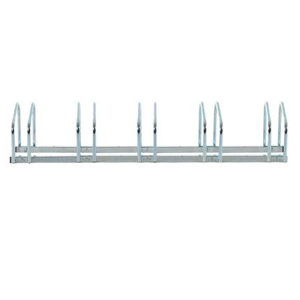 Steel bicycle rack - floor and wall mount, fits up to 6 bicycles