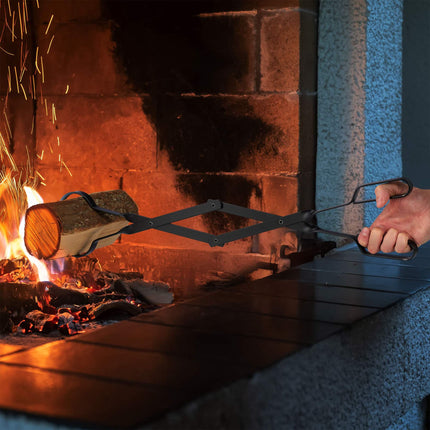 Steel fireplace rod