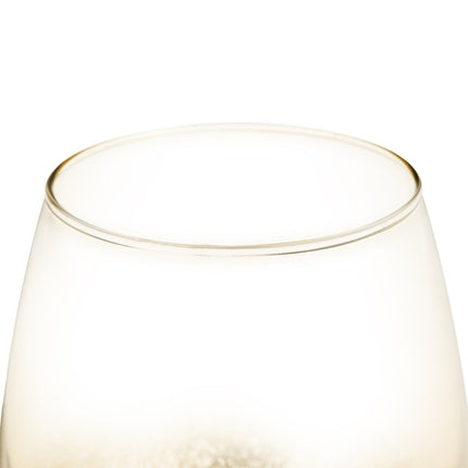 Stemless wine glasses set of 2 gold