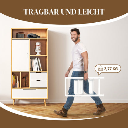 Folding step ladder, anti-slip, 3 steps, 150 kg capacity