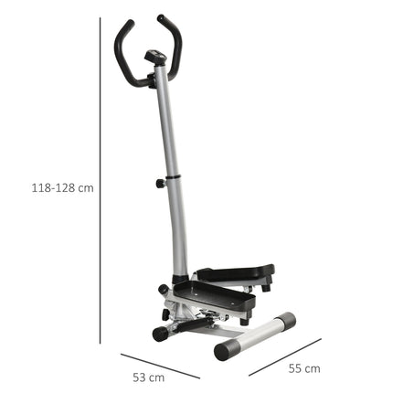 Exercise bike with adjustable speed and LCD display