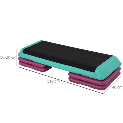 Adjustable Aerobic Stepper, Anti-Slip surface, 3 heights