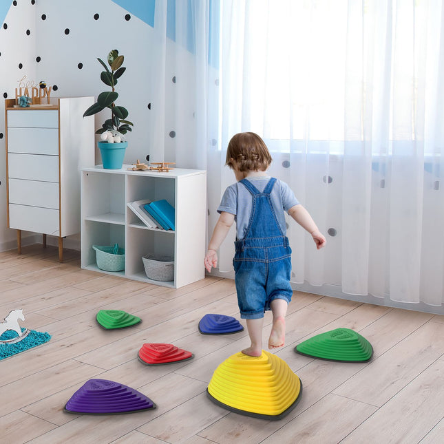 Stepping Stones Set, Non-Slip, Indoor/Outdoor, Stackable