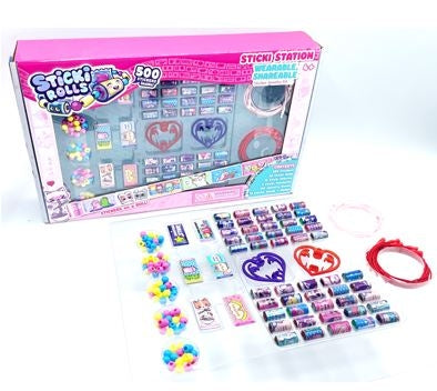 Sticki Rolls Accessories Set With Stickers Sticki Station
