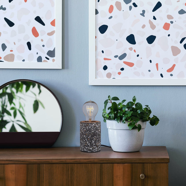 Stone table lamp