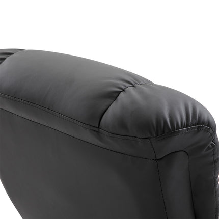 Black massage stool - 76x80x102 cm Adjustable height