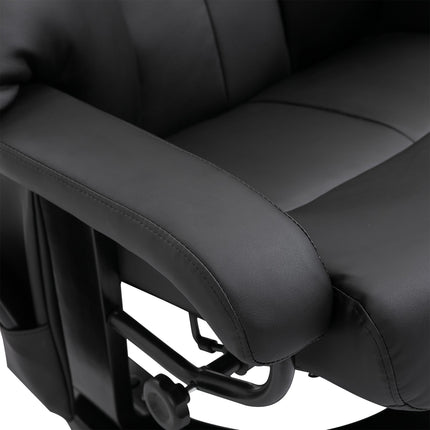 Black massage stool - 76x80x102 cm Adjustable height