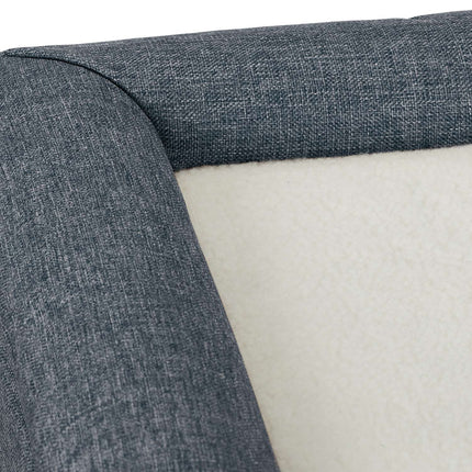 Stool with cat cave in dark grey