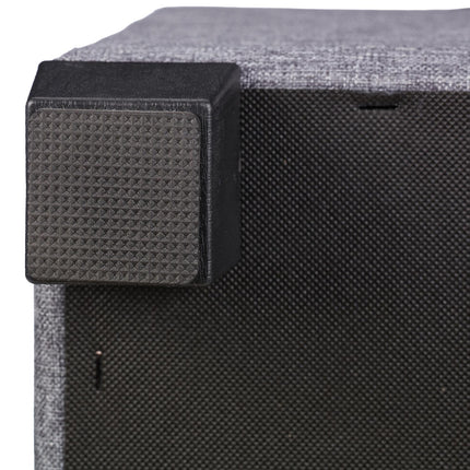Stool with padding in gray