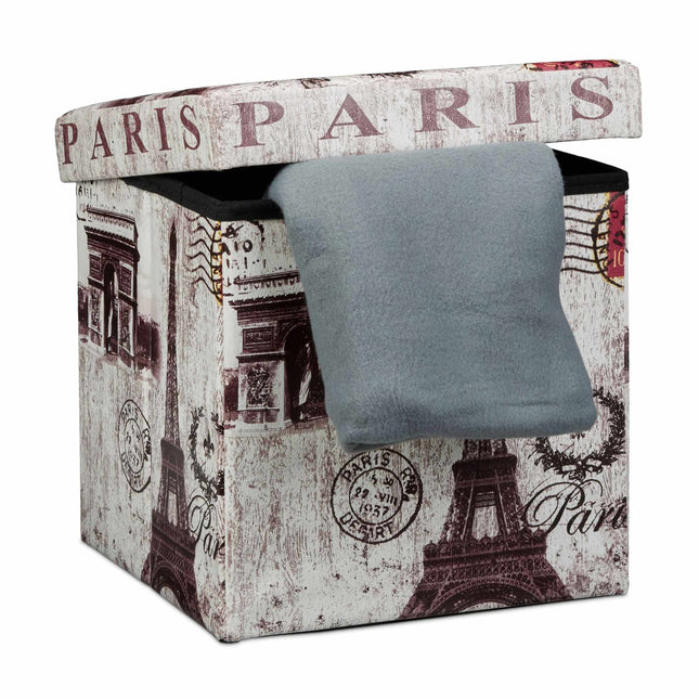 Stool with storage space Trend motif