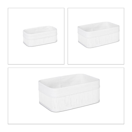 Storage basket bathroom 3 parts