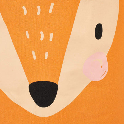 Storage basket for children with fox motif