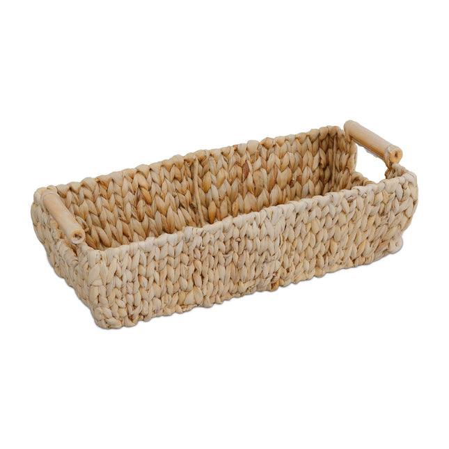 Storage basket in water hyacinth